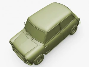austin mini cooper s british 3D Model
