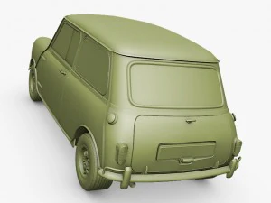 austin mini cooper s british 3D Model