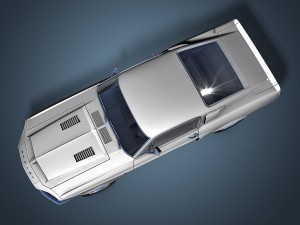 ford shelby gt500kr 1968 3D Model