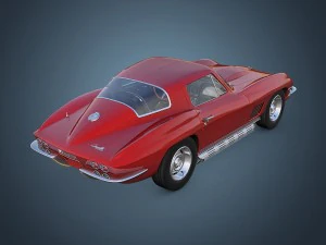 chevrolet corvette c2 stingray 3D Model
