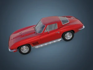 chevrolet corvette c2 stingray 3D Model