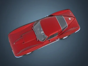 chevrolet corvette c2 stingray 3D Model