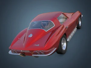 chevrolet corvette c2 stingray 3D Model