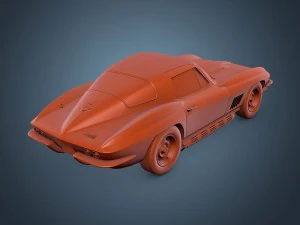 chevrolet corvette c2 stingray 3D Model