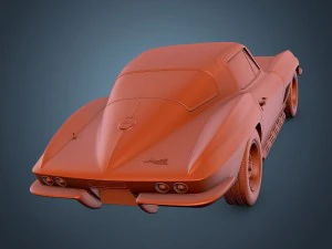 chevrolet corvette c2 stingray 3D Model