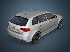 audi rs3 sportback 3D Model