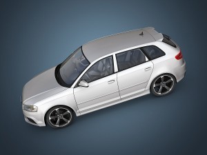 audi rs3 sportback 3D Model