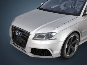 audi rs3 sportback 3D Model