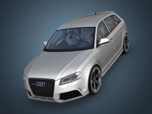 audi rs3 sportback 3D Model