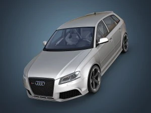 audi rs3 sportback 3D Model