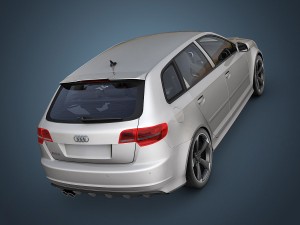audi rs3 sportback 3D Model