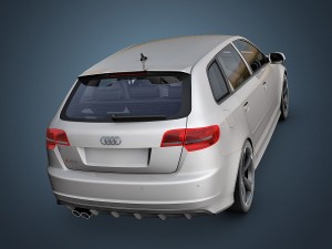 audi rs3 sportback 3D Model