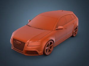 audi rs3 sportback 3D Model