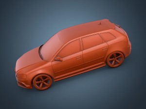audi rs3 sportback 3D Model