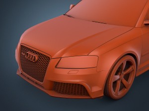 audi rs3 sportback 3D Model