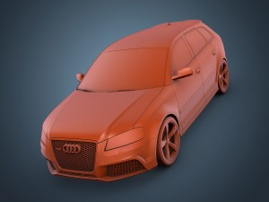 audi rs3 sportback 3D Model