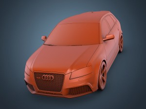 audi rs3 sportback 3D Model