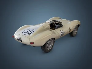 jaguar d tipi 3D Model