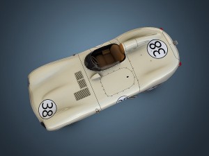 jaguar d-type 3D मॉडल