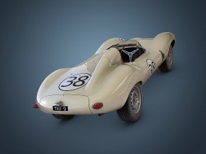 jaguar d-type 3D मॉडल