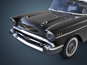 chevrolet bel air 1957 3D Model