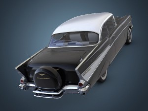 chevrolet bel air 1957 3D Model