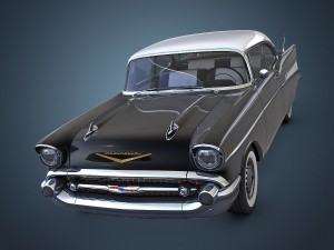 chevrolet bel air 1957 3D Model