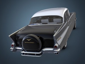 chevrolet bel air 1957 3D Model