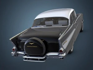 chevrolet bel air 1957 3D Model