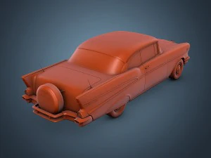 chevrolet bel air 1957 3D Model