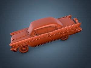 chevrolet bel air 1957 3D Model