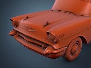 chevrolet bel air 1957 3D Model