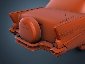 chevrolet bel air 1957 3D Model