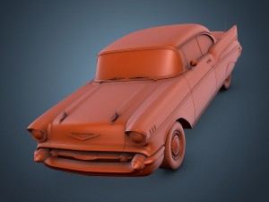 chevrolet bel air 1957 3D Model
