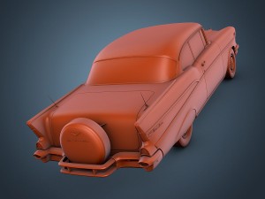 chevrolet bel air 1957 3D Model