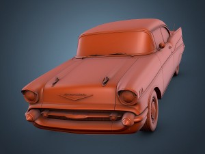 chevrolet bel air 1957 3D Model