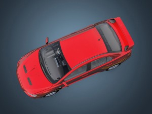 mitsubishi lancer evo x 3D 모델