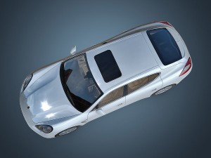porsche panamera Modelo 3D