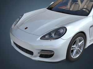 porsche panamera Modelo 3D