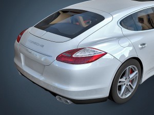 porsche panamera Modelo 3D