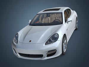 porsche panamera Modelo 3D