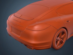 porsche panamera Modelo 3D