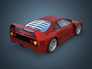 ferrari f40 Modelo 3D