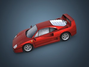 ferrari f40 Modelo 3D