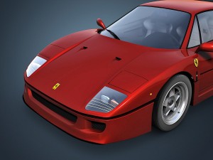 ferrari f40 Modelo 3D