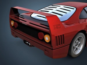 ferrari f40 Modelo 3D
