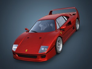 ferrari f40 Modelo 3D
