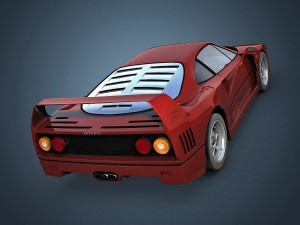 ferrari f40 Modelo 3D