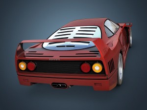 ferrari f40 Modelo 3D