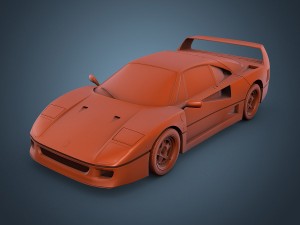 ferrari f40 Modelo 3D